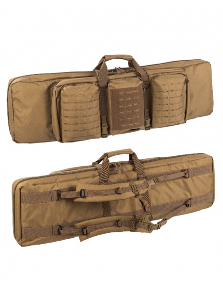 Funda Táctica para 2 Rifles MilTec Double Coyote