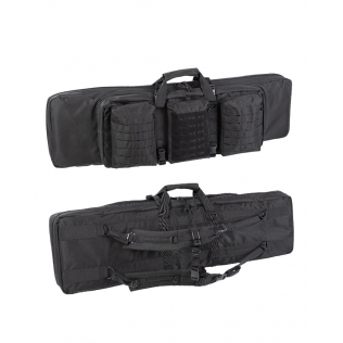 Funda Táctica para 2 Rifles MilTec Double Negra
