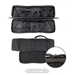 Funda Táctica para 2 Rifles MilTec Double Negra 2