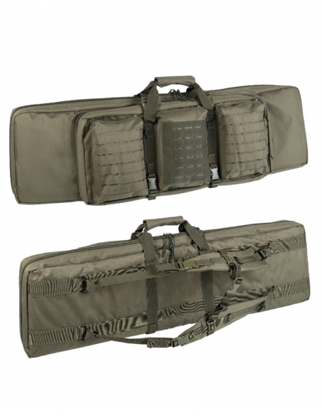 Funda Táctica para 2 Rifles MilTec Double Verde