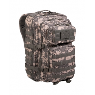 Mochila Táctica Militar MilTec US Assault LG 36 Litros AT Digital con Velcro Frontal