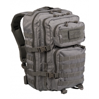 Mochila Táctica Militar MilTec US Assault LG 36 Litros Foliage con Velcro Frontal