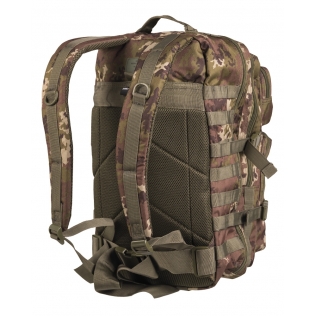Mochila Táctica Militar MilTec US Assault LG 36 Litros Vegetato con Velcro Frontal 2