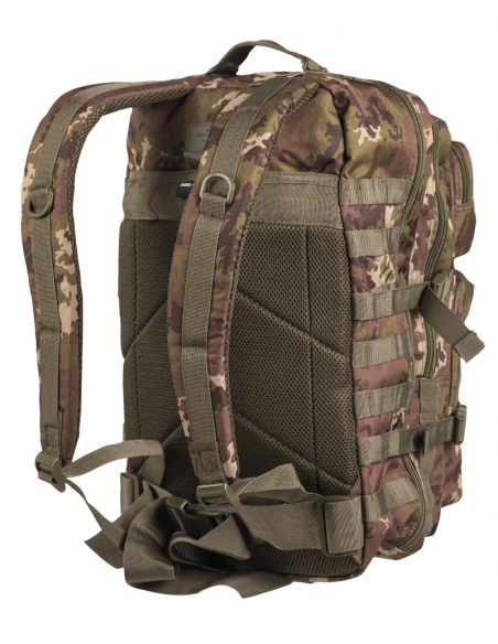 ComprarMochila Táctica Militar MilTec US Assault LG 36 Litros Vegetato con Velcro Frontal