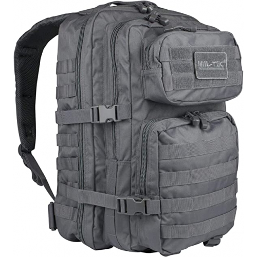 Mochila miltec us assault tactical black 36 2025 litros