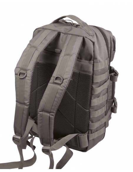 ComprarMochila Táctica Militar MilTec US Assault LG 36 Litros Urban Grey con Velcro Frontal