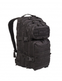 Mochila Táctica Militar MilTec US Assault SM 20 Litros Negra con Velcro