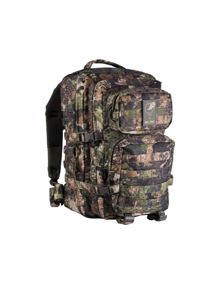 Mochila Táctica Militar MilTec US Assault 36 Litros Phantomleaf Wasp I Z3A con Velcro Frontal