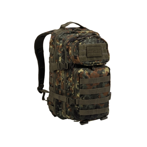 Mochila Táctica Militar MilTec US Assault SM 20 Litros Flecktarn con Velcro