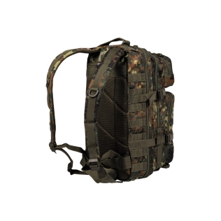 Mochila Táctica Militar MilTec US Assault SM 20 Litros Flecktarn con Velcro 2