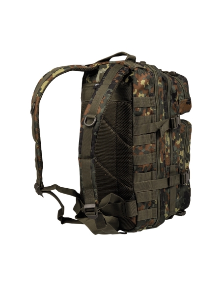 ComprarMochila Táctica Militar MilTec US Assault SM 20 Litros Flecktarn con Velcro
