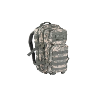 Mochila Táctica Militar MilTec US Assault SM 20 Litros AT Digital con Velcro Frontal
