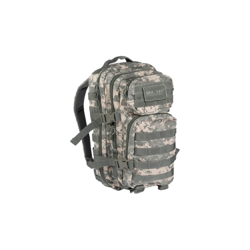 Mochila Táctica Militar MilTec US Assault SM 20 Litros AT Digital con Velcro Frontal