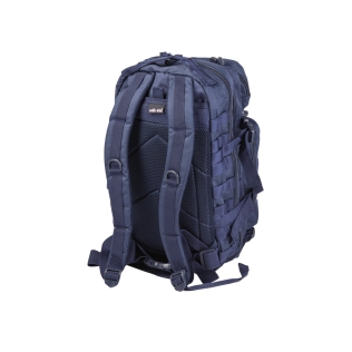 Mochila Táctica Militar MilTec US Assault SM 20 Litros Azul con Velcro Frontal 2