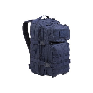 Mochila Táctica Militar MilTec US Assault SM 20 Litros Azul con Velcro Frontal