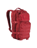 Mochila Táctica Militar MilTec US Assault SM 20 Litros Roja con Velcro Frontal