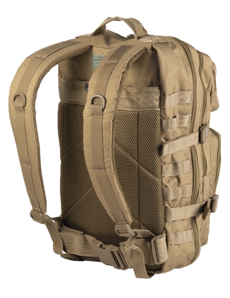 ComprarMochila Táctica Militar MilTec US Assault LG 36 Litros Coyote  con Velcro