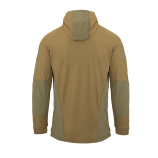 Sudadera Táctica Helikon-Tex Range Hoodie Coyote y Adaptive Green 2