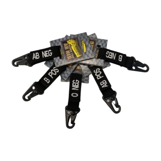 Llavero Grupo Sanguineo AB-NEG VOODOO TACTICAL 2