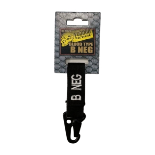 Llavero Grupo Sanguíneo B-NEG VOODOO TACTICAL