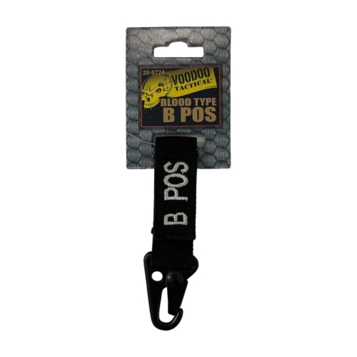 Llavero Grupo Sanguíneo B+ VOODOO TACTICAL