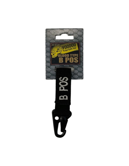 Llavero Grupo Sanguíneo B+ VOODOO TACTICAL