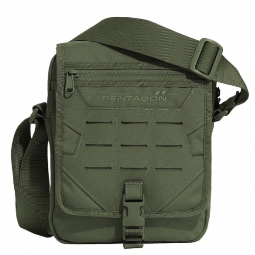 Bandolera Messenger Pentagon en verde