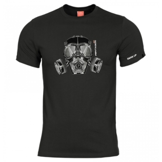Camiseta Máscara de Gas Negra Pentagon