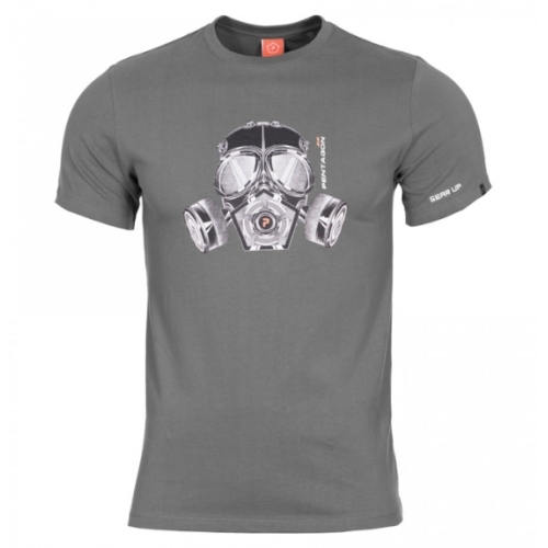 Camiseta Máscara de Gas Gris Pentagon