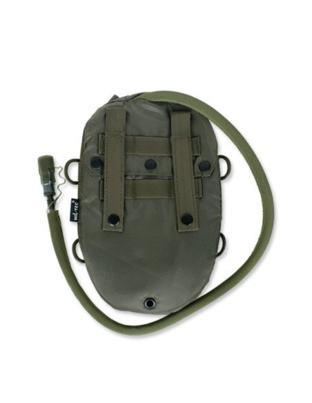 Bolsa de Hidratación MilTec Molle 1 litro Verde por detrás