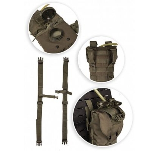 Mochila Táctica de Hidratación MilTec Laser Cut 2.5l Negra 2