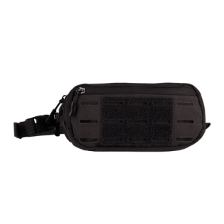 Riñonera Fanny Pack Laser Cut Negra MilTec