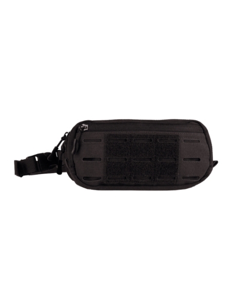 Riñonera Fanny Pack Laser Cut Negra MilTec