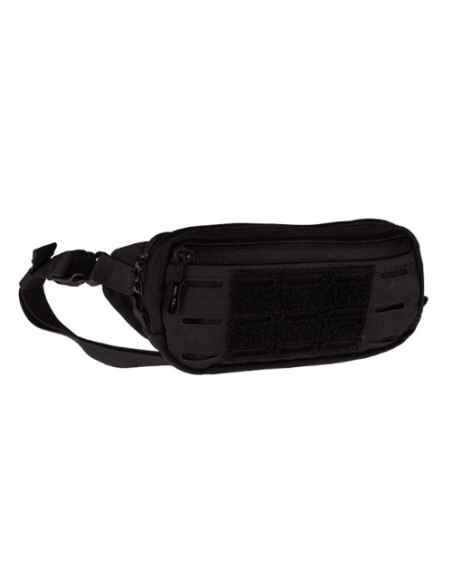 Riñonera Fanny Pack Laser Cut Negra MilTec