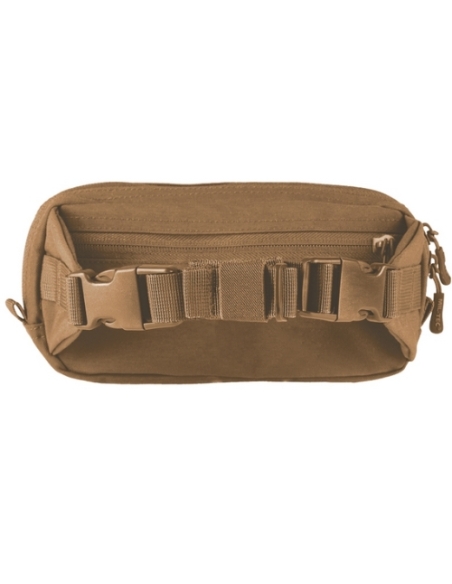 Riñonera Fanny Pack Laser Cut Coyote MilTec por detrás
