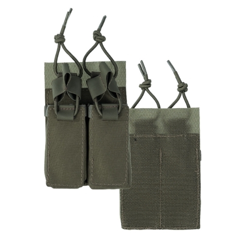 Portacargador Doble de pistola MilTec Verde Oliva