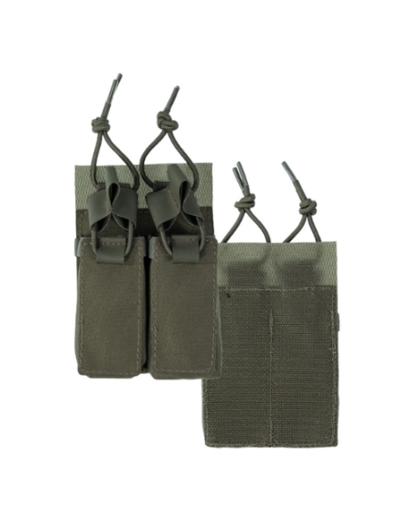 Portacargador Doble de pistola MilTec Verde Oliva