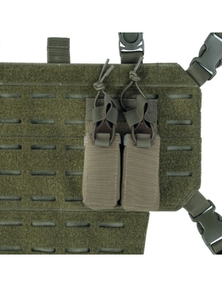 Portacargador Doble de pistola MilTec Verde Oliva