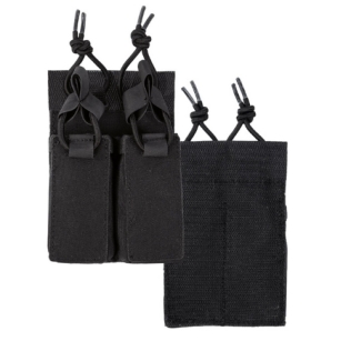 Portacargador Doble de pistola MilTec Negro