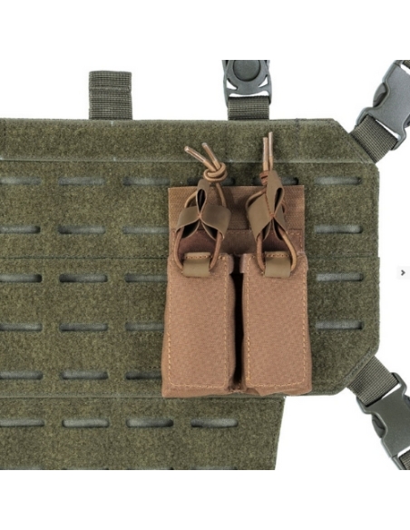 Portacargador Doble de pistola MilTec Coyote