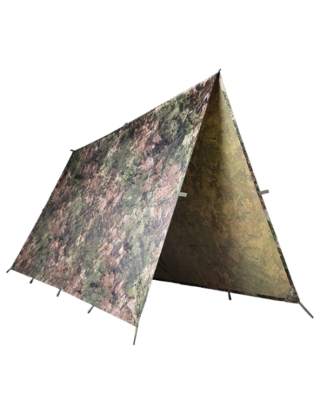 Lona MilTec Tarp PE R/S Tamaño 3x3M Camuflaje Phantomleaf WASP I Z3A