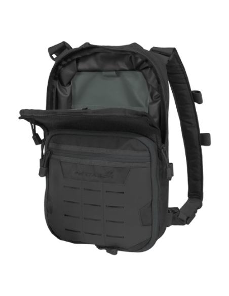 Mochila PENTAGON Quick Negra por dentro