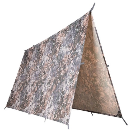 Refugio improvisado de lona 3x3m Tarp MilTec Camuflaje WASP Z1B
