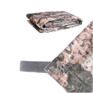 Refugio improvisado de lona 3x3m Tarp MilTec Camuflaje WASP Z1B 2
