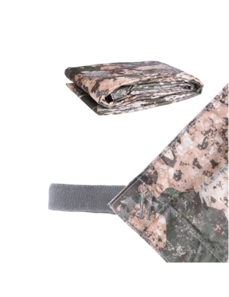 Refugio improvisado de lona 3x3m Tarp MilTec Camuflaje WASP Z1B