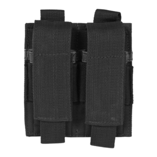 Portacargador Molle Doble de Pistola MilTec Negro