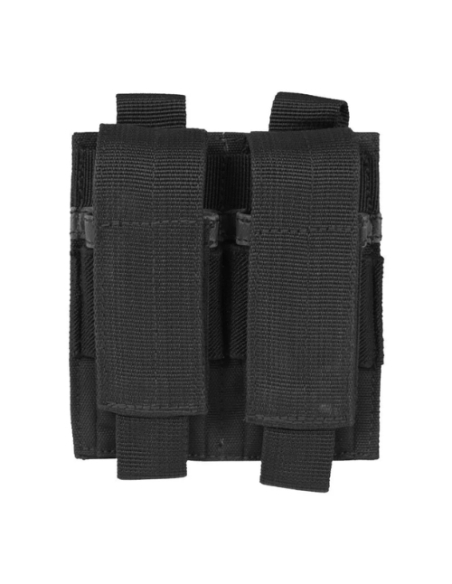 Portacargador Molle Doble de Pistola MilTec Negro