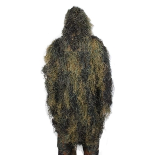 Parka de camuflaje Ghillie MILTEC Resistente al Fuego Woodland 2