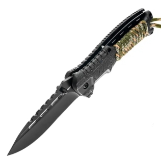 Navaja Paracord MILTEC con Pedernal en CAMO 2