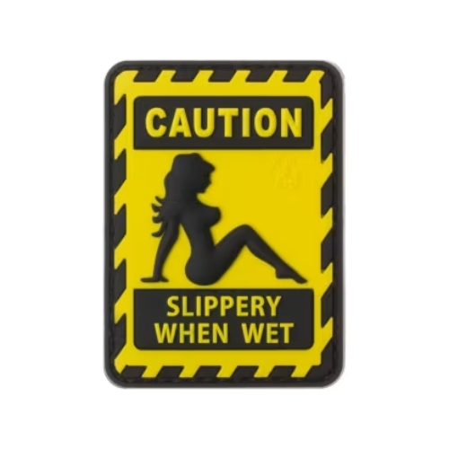 Parche de Goma 3D SLIPPERY WHEN WET JTG